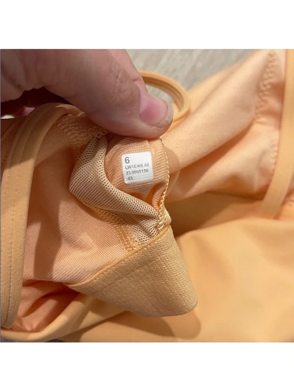 Lululemon Wunder Train Strappy Tank Top Summer Glow Sz 6